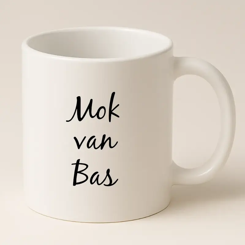 Mok van .... (wit)